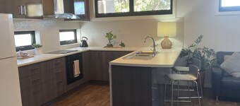 Two bedroom villa, self contained, wifi, parking, big kitchen, private entrance 