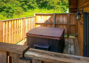 Idromassaggio all'aperto