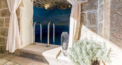 Villa Residence Mima-Stone Villa mit sonniger Terrasse und Pool in der Nähe von Dubrovnik