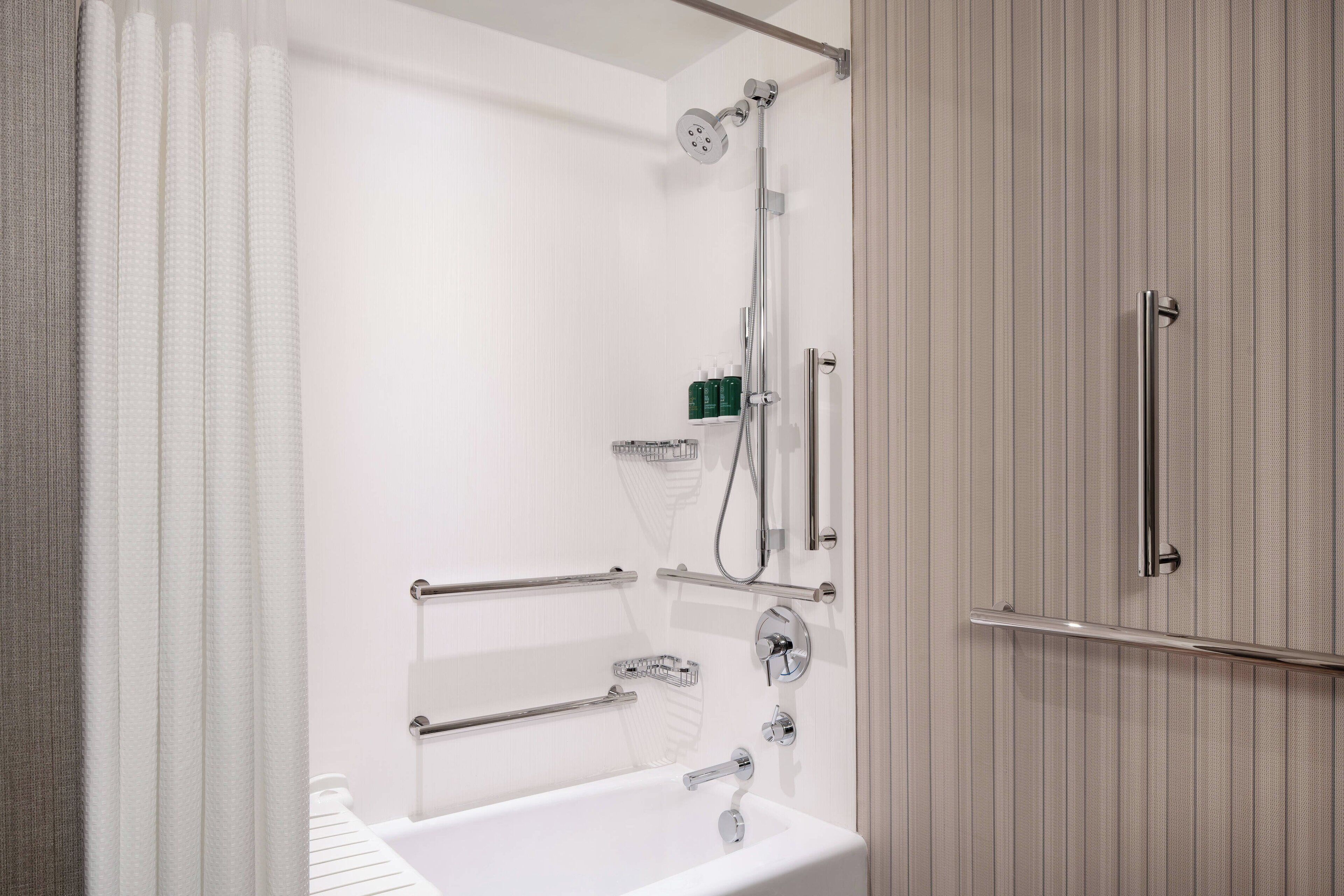 free toiletries, hair dryer, towels, soap