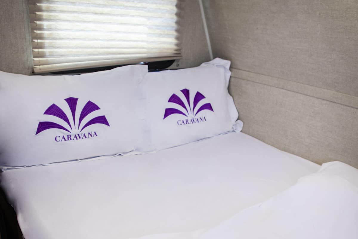 Family beachfront Caravana | Sábanas de algodón egipcio, ropa de cama hipoalergénica y edredón