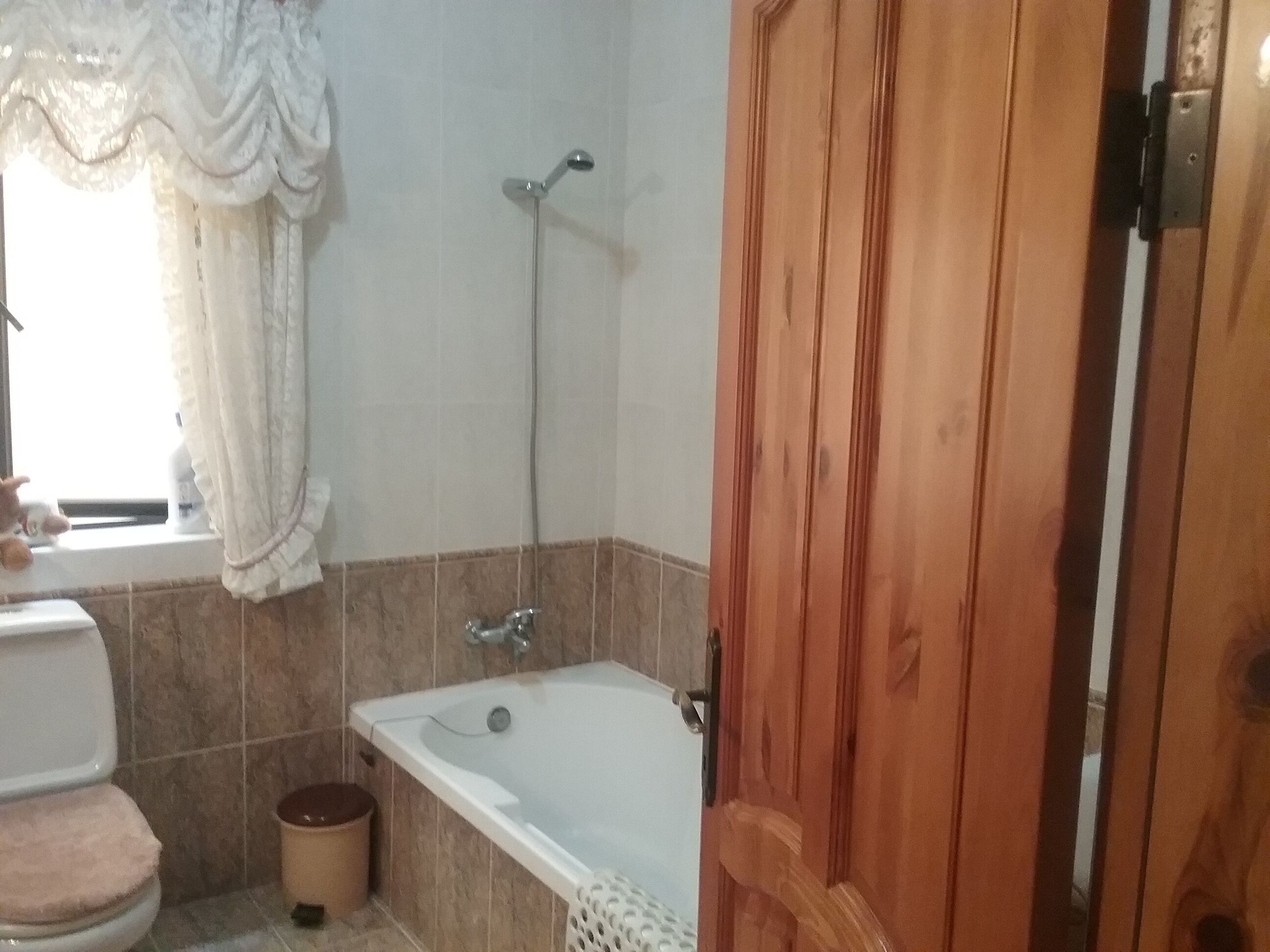 Hair dryer, towels