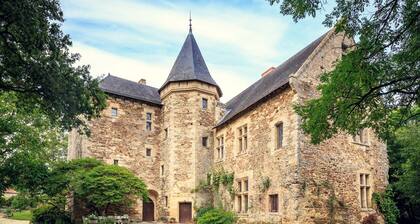 ChĂąteau de vacances et piscine dans le jardin de la France
