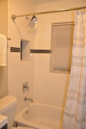 Hair dryer, towels