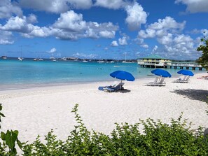 Beach nearby, beach towels