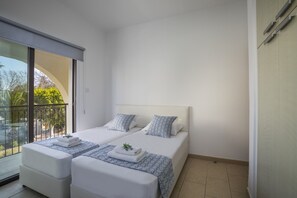 4 bedrooms, iron/ironing board, travel cot, WiFi