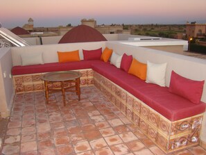 Terrace/patio - Marrakech Pearl, a jewel of refinement with a breathtaking view of the Atlas (Marrakesh)