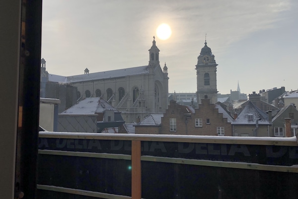 Blick von der Unterkunft