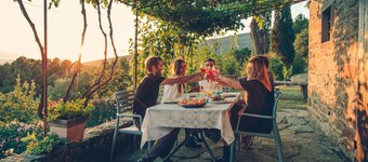 La Pergola typical Tuscan house with wonderful view