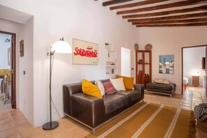 Living area - CAN FONT Cozy house with pool in a quiet area close to Santa Gertrudis village (Santa Gertrudis)