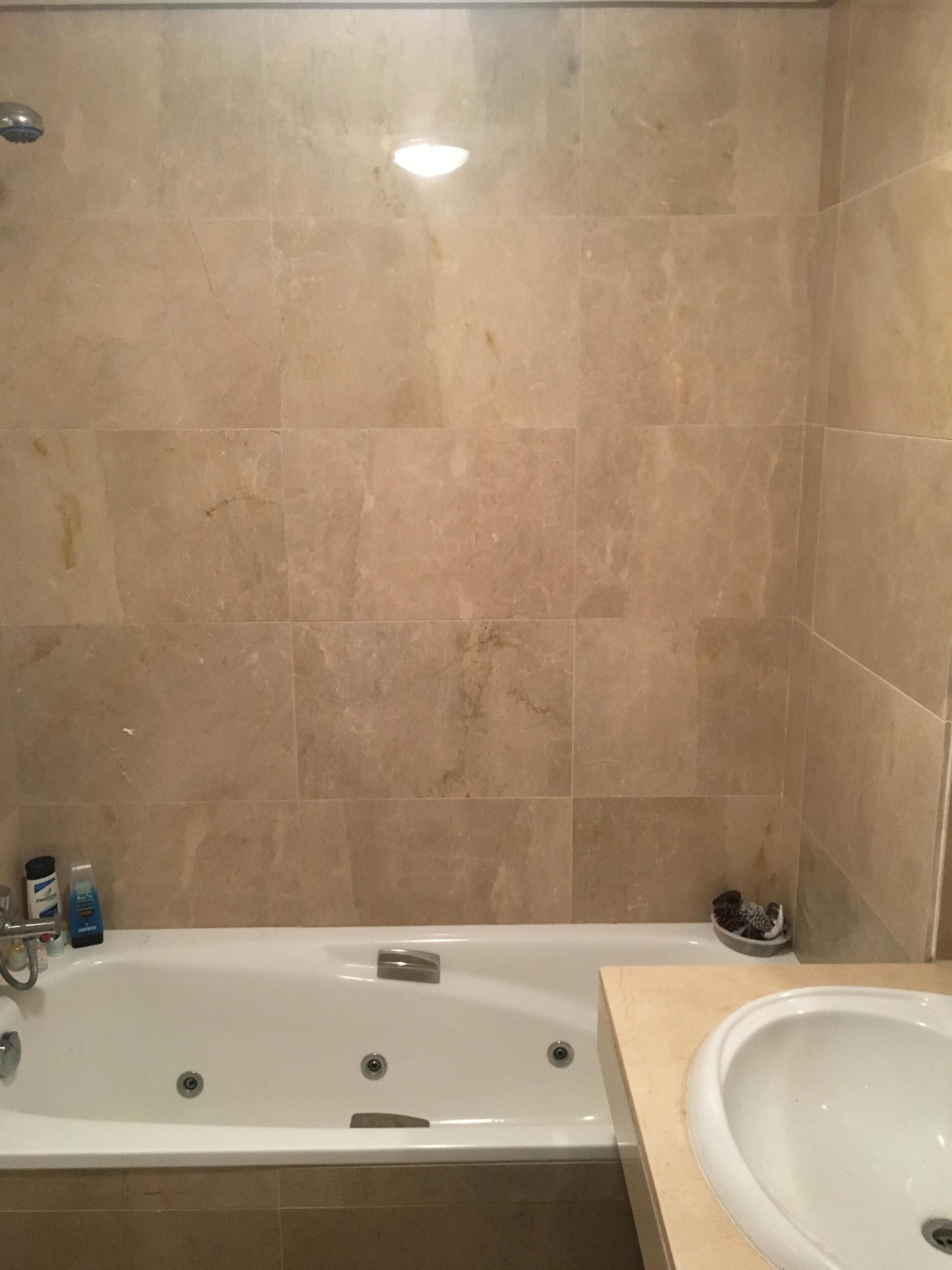 Bathtub, hair dryer, bidet, towels