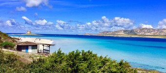 Beautiful sea view apartment in residence Porto pollo (palau)