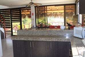 Elite Villa, Multiple Beds, Non Smoking, Ocean View | Private kitchen - The Heights in Montanita (Manglaralto)