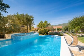 Outdoor pool, a heated pool - Dalmatica Moderna - Holiday Home in Trogir Countryside with Heated Pool (Bristivica)