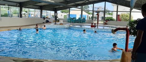 Indoor pool, outdoor pool