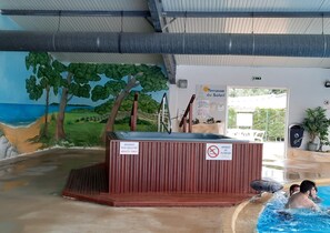 Indoor pool, outdoor pool