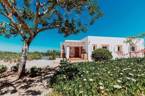 Exterior - CAN XUMEU  A cosy house with pool, barbecue and sea views, 2 km from the beach (san agustin)