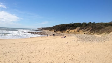 Vlak bij het strand