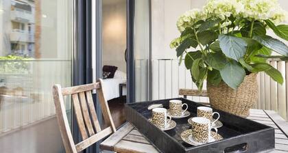 Modern apartments located in the Sarria neighborhood in the northeastern part of the city.