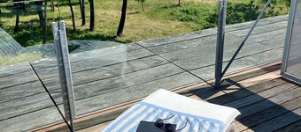 TakvÄning i Illa de Arousa, strand och pool.