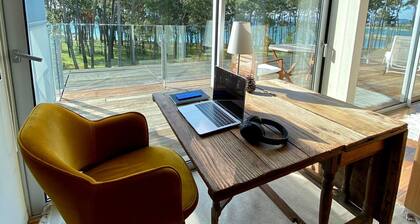 Penthouse in Illa de Arousa, beach and pool.