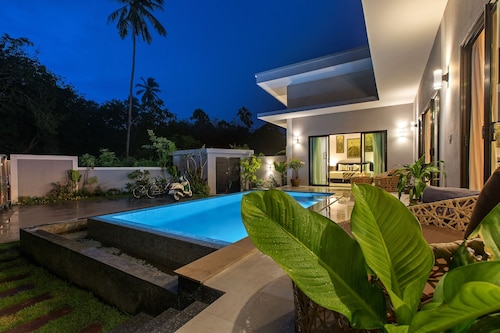 3ベッドルームプールヴィラ「バーンスアーンブア」南サムイの最高の隠れ家。 