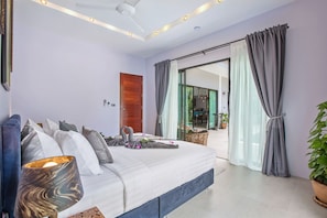 3 bedrooms, in-room safe, iron/ironing board, free WiFi