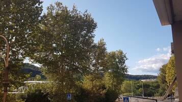 Blick von der Unterkunft