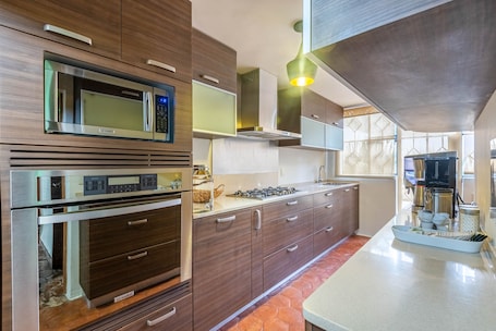 Shared fridge, microwave