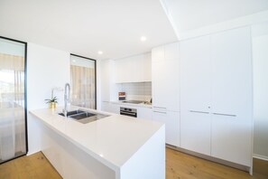 Apartment, 1 Queen Bed | Private kitchen