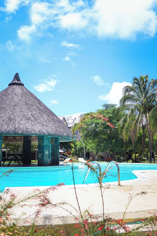 Pool - Beach Retreat, 1mn from the beach, infinity pool, 8000m2 garden, 100MB wifi (Cap Malheureux)