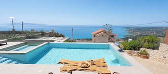 Kefalonia Heaven Villa, with panoramic sea view