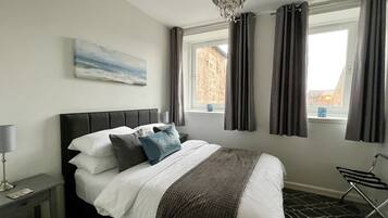 1 makuuhuone, silitysrauta/-lauta, vauvan matkasÀnky, ilmainen Wi-Fi