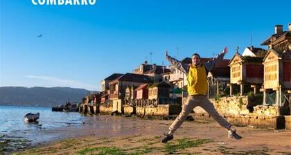 Tilava 3 makuuhuoneen huoneisto, jossa autotalli Ponteareasissa, lähellä Vigoa