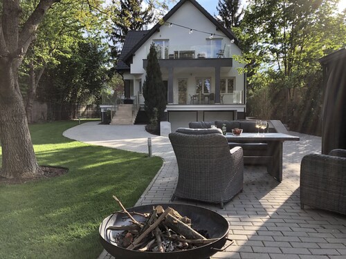 Beautiful new apartment with garden in Budapest, 11 km to the city center