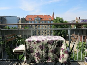 Outdoor dining - City Apartment in Copenhagen with 1 bedrooms sleeps 4 (Copenhagen)