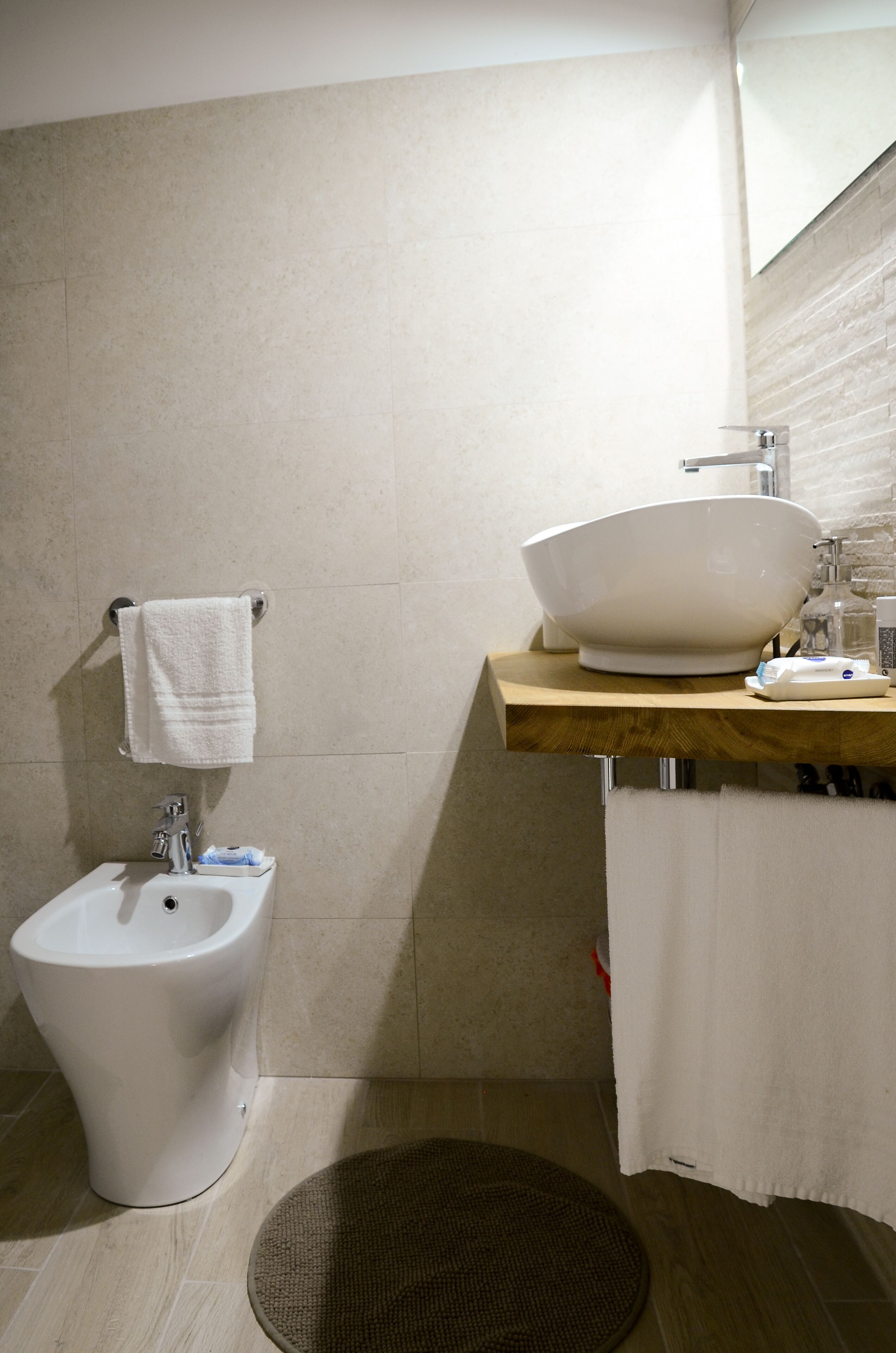 Haartrockner, Handtücher