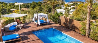 Fantastisch mooi huis met uitzicht op Ibiza