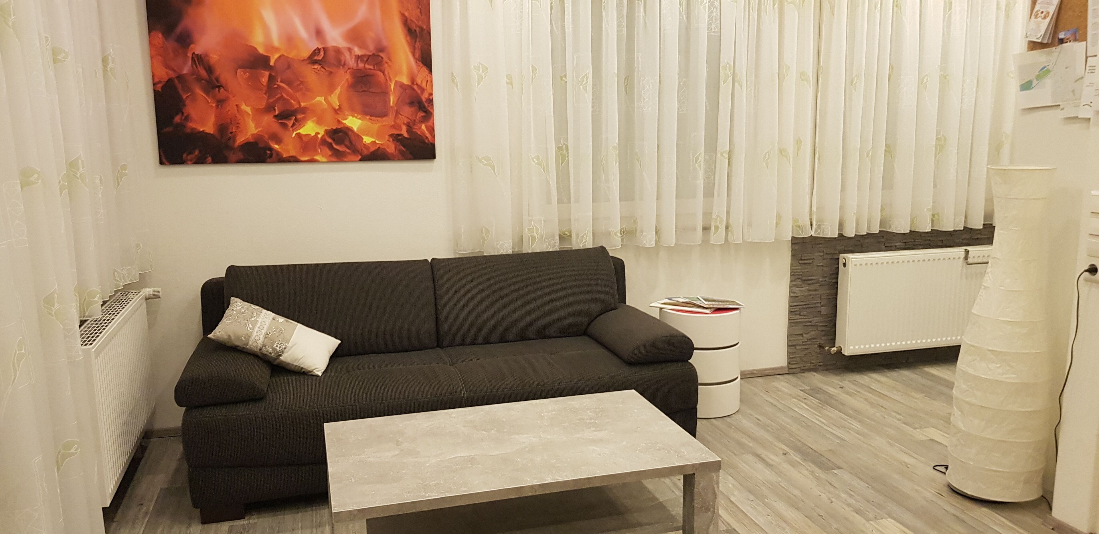 Smart TV, DVD player, music library, stereo