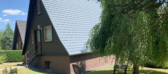Direkt an der Bleilochtalsperre - Naturerlebnis pur - Finnhütte Karli Saaldorf