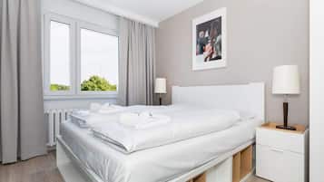 2 chambres, fer et planche à repasser, Wi-Fi, draps fournis