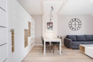 Interior - Spacious Apartment | 2 Bedrooms and Balcony with Port View (Swinoujscie)