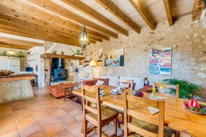 Dining - Finca Can Maria Costitx with pool in Mallorca (Sencelles)