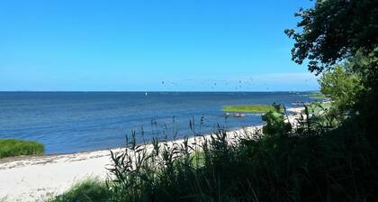 FERIENHAUS CHRISSY IN DIREKTER STRANDLAGE AM GREIFSWALDER BODDEN - IN OSTSEENÄHE