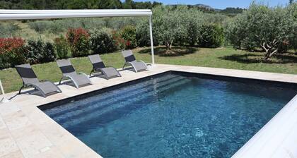 Gite Oléa, surrounded by olive trees with private heated pool