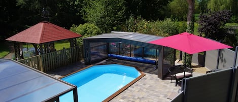 Indoor pool, a heated pool