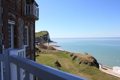 Vue exceptionnelle a 180° à Veulettes sur Mer - Normandie