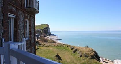 Vue exceptionnelle a 180° à Veulettes sur Mer - Normandie