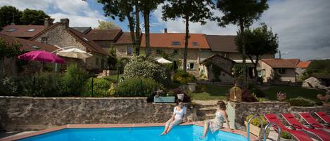 Una piscina riscaldata