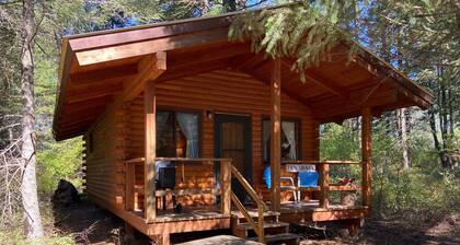 Tamarackin mökki Columbia Mountain Ranchissa